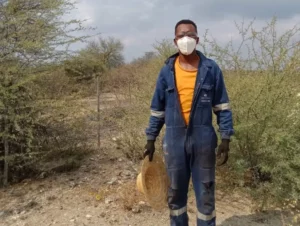 Portrait of Kopano Mpya, a young entrepreneur from Limpopo, South Africa, who transitioned from unemployment to sustainable entrepreneurship.